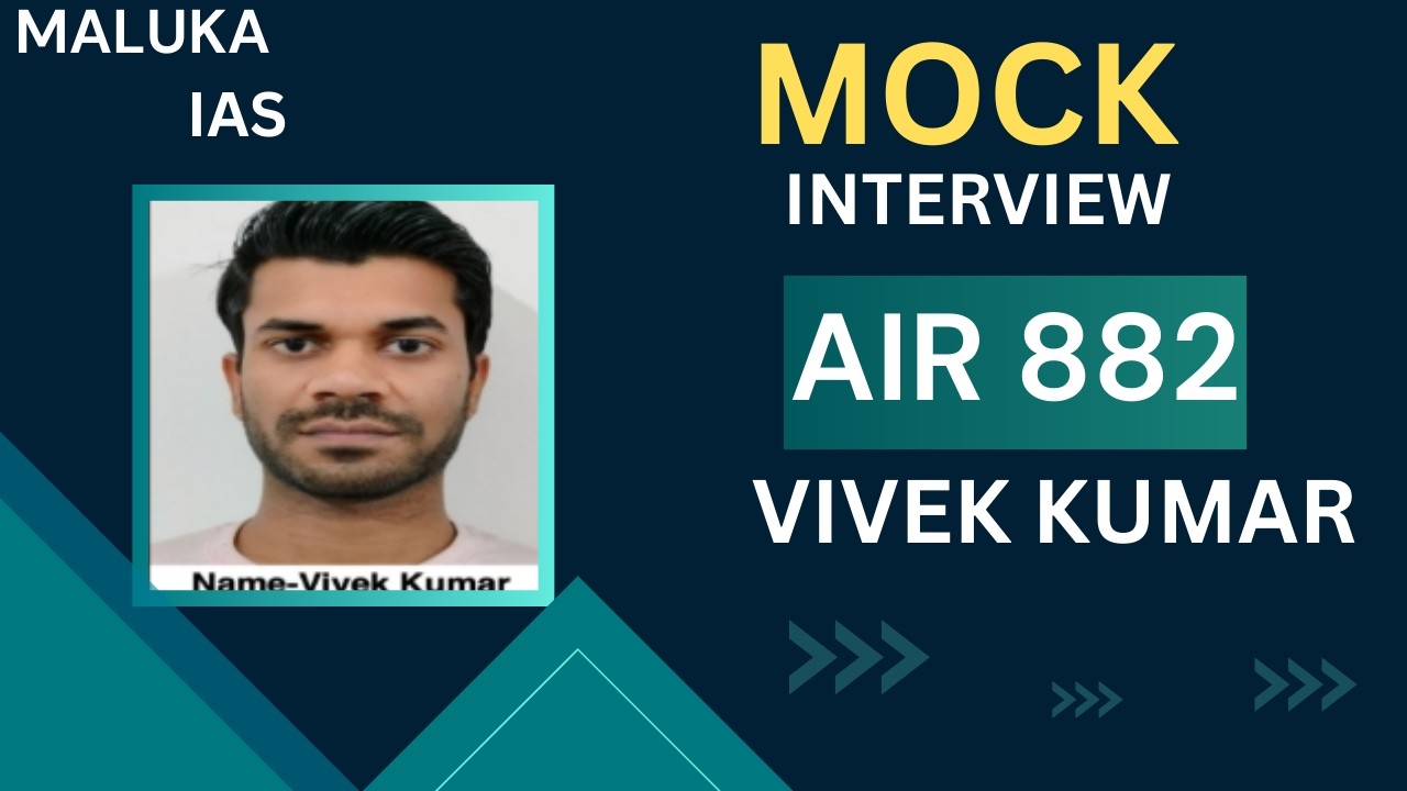 AIR 882 | VIVEK KUMAR | Congratulations