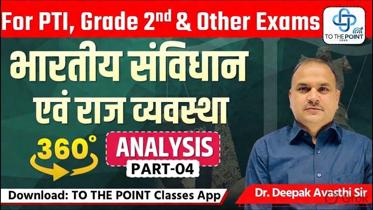 Important Questions Related to indian Polity By Deepak Awasthi