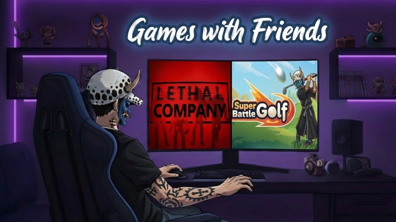 CHAOS IS CALLING! 💀 Lethal Company & Super Battle Golf with the Crew!