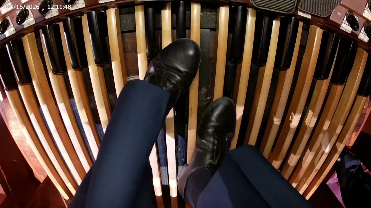 Postlude Finale from Symphony 6 Louis Vierne (pedal cam); FUMC Houston, 03/15/26