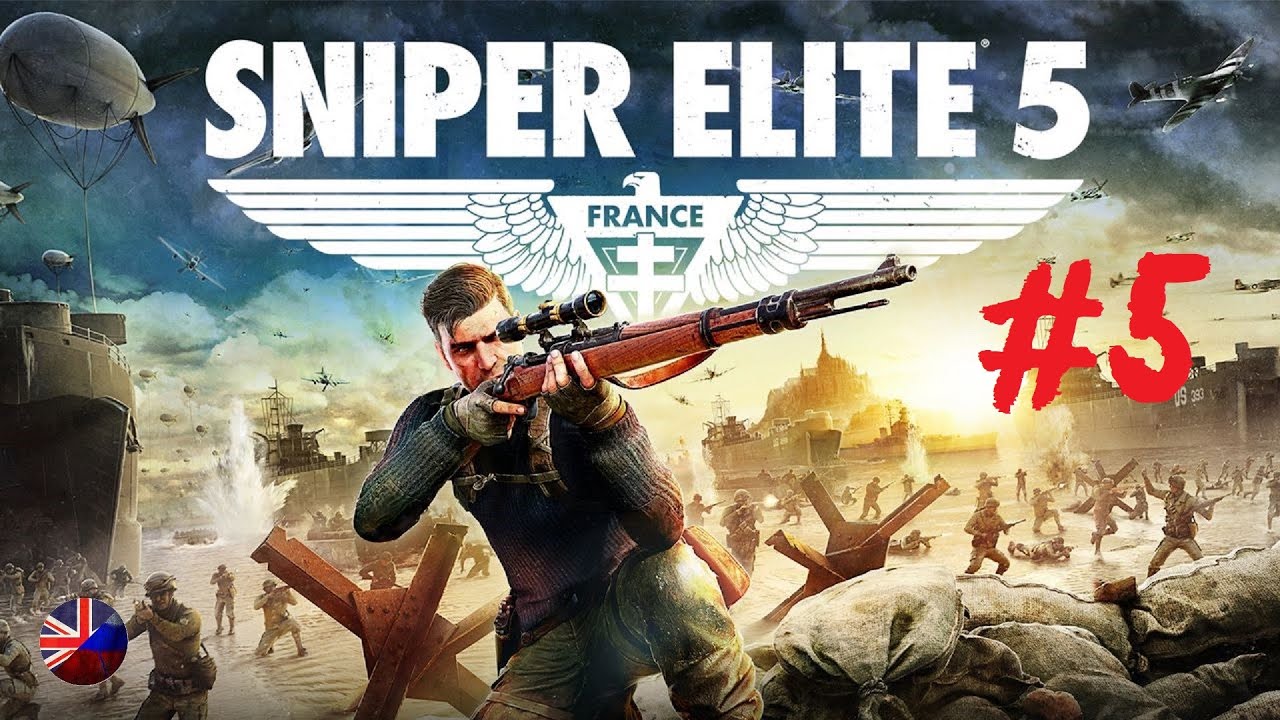 Sniper Elite 5 | Прохождение игры | Миссия №5: Крепость Гернси | Без комментариев