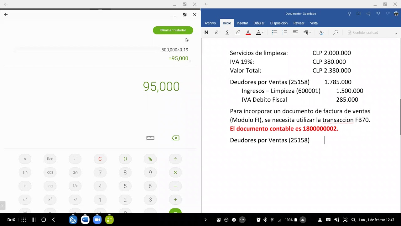 FB70 - Facturas de Venta y Notas de Debito en Facturas de Venta