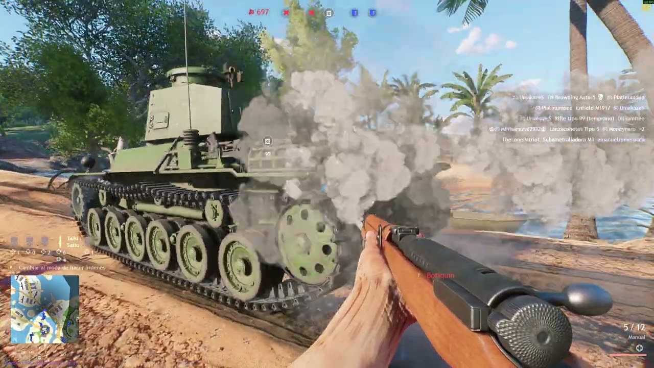 Enlisted : Destrucción en la isla del pacifico ( No commentary gameplay )