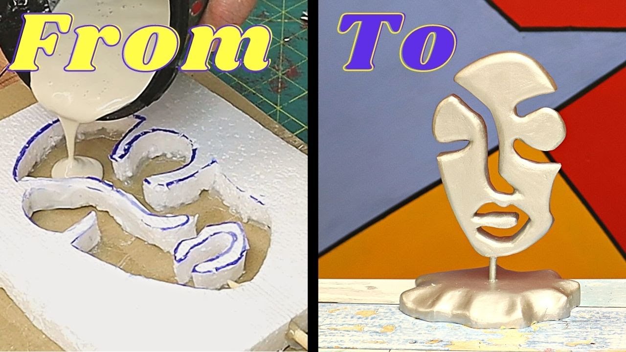 Easy Cement Casting -  How to Make a Unique Sculpture