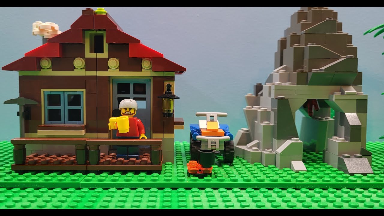 Epic Little Cabin in the Lego Jungle