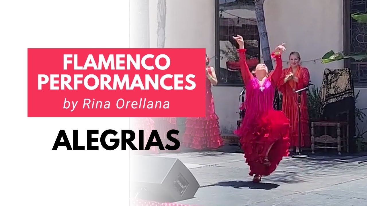 Flamenco Dance,  Alegrias- Rina Orellana