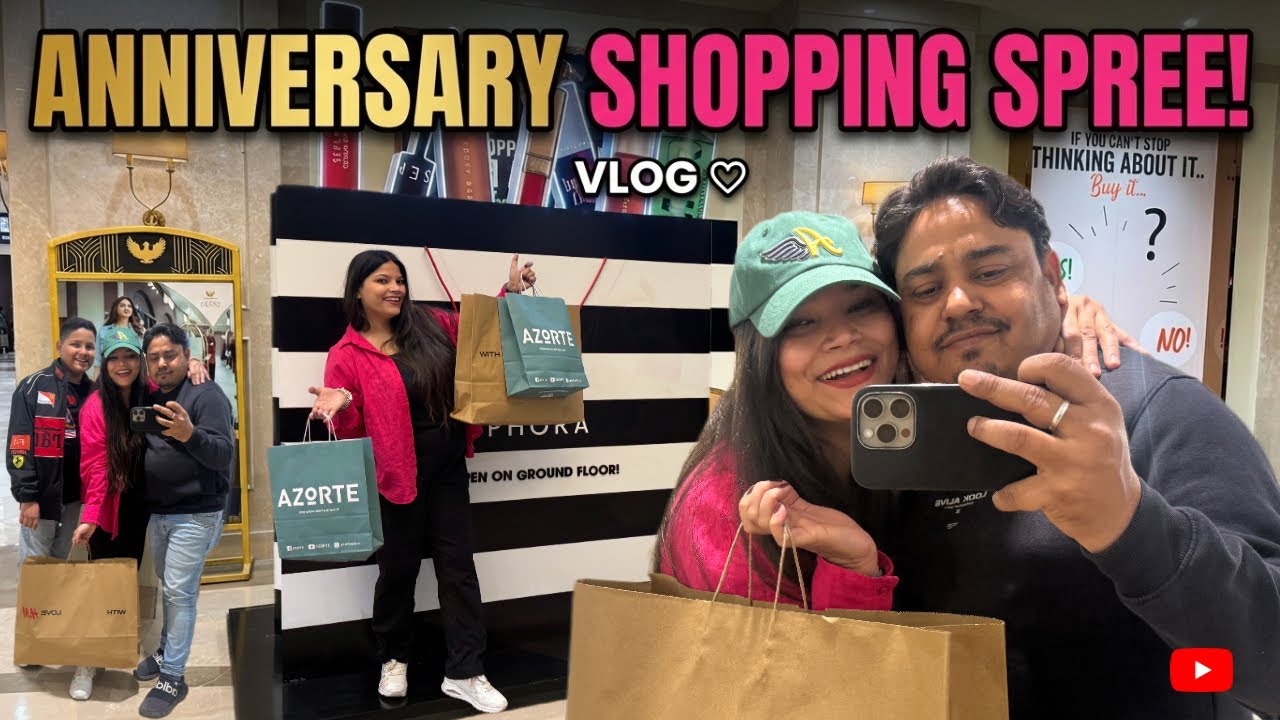 Doing Anniversary Shopping UNDER 1 MINUTE!?!! | Phoenix Palassio, Fun Mall and THF | Avita Tripathi