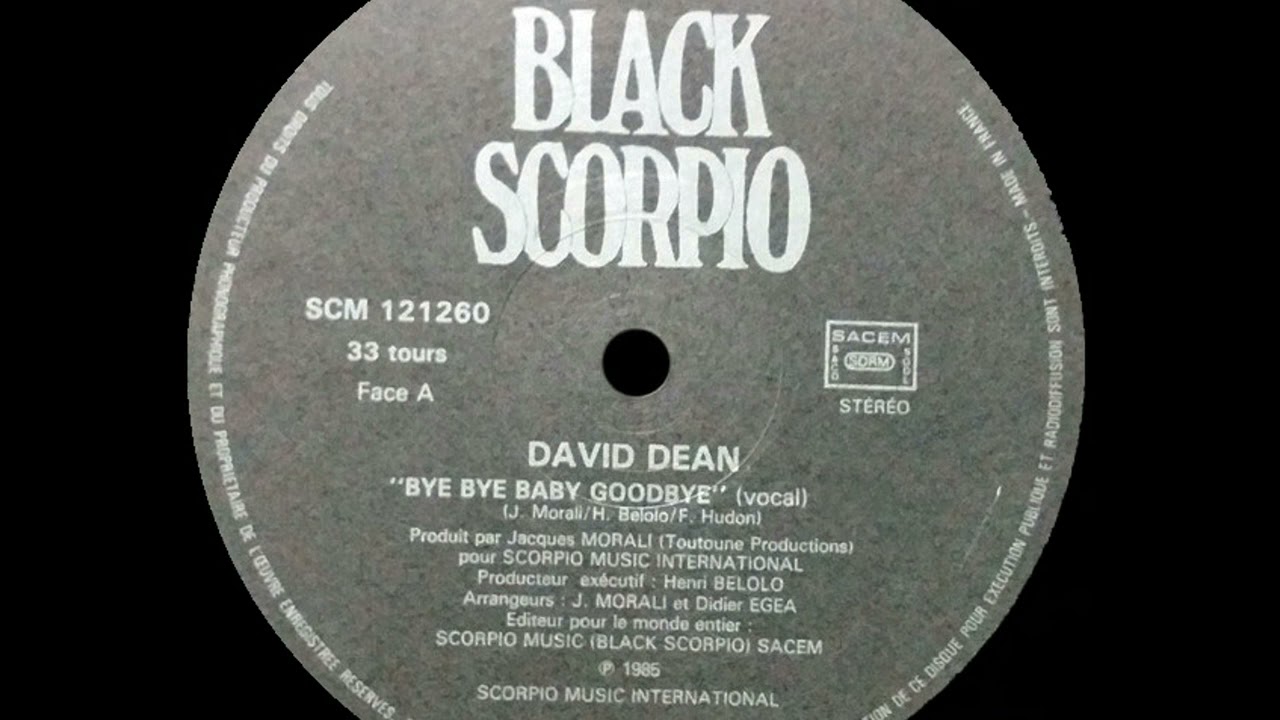 David Dean - Bye Bye Baby Goodbye [ITALO-DISCO] [1985]
