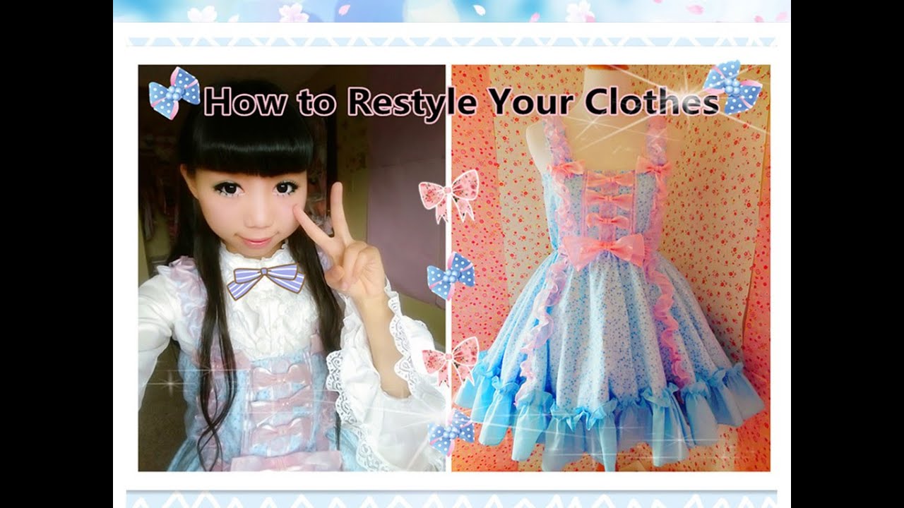 DIY Kawaii Dress - How to Restyle Your Clothes to Lolita Dress-Lolita Fashion