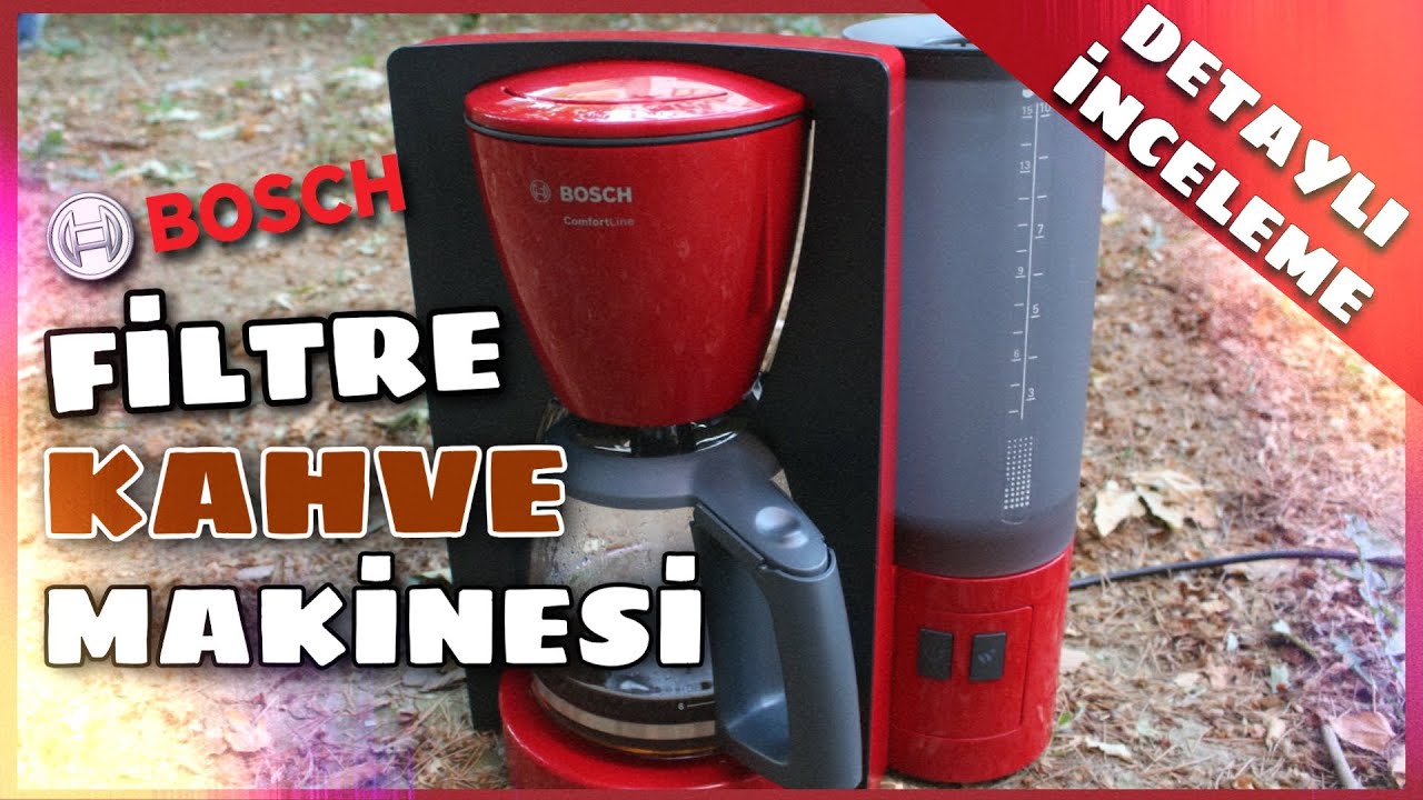 BOSCH FİLTRE KAHVE MAKİNESİ DETAYLI İNCELEME VİDEOSU