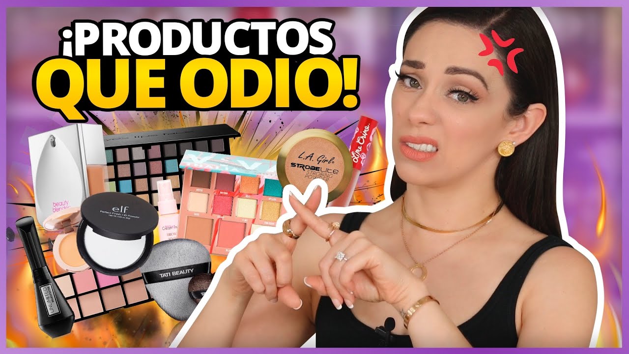 ME MAQUILLO CON PRODUCTOS QUE ODIO | LO PEOR QUE HE VISTO!