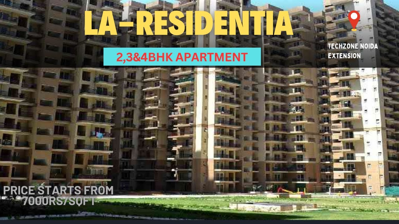la Residentia - Society Overview & Construction Update #techzone #bricksbybricks #realestate
