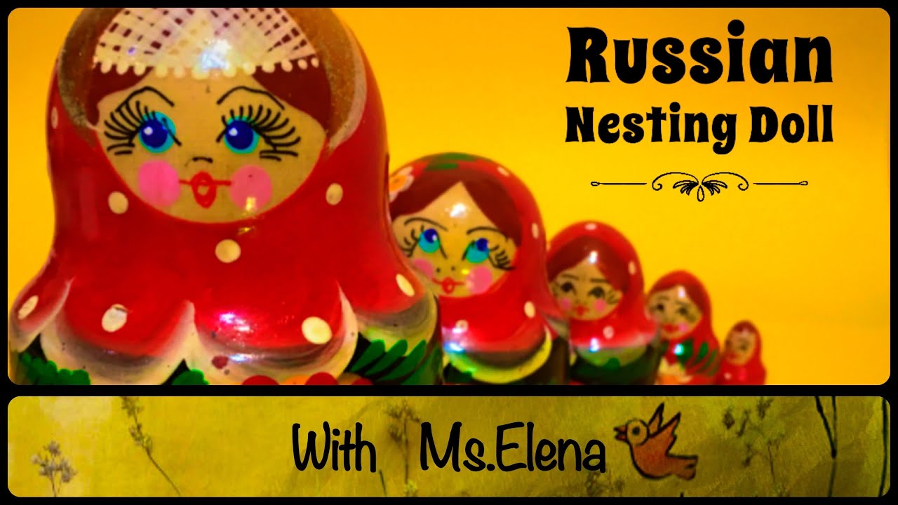 Nesting dolls. Russian Matryoshka