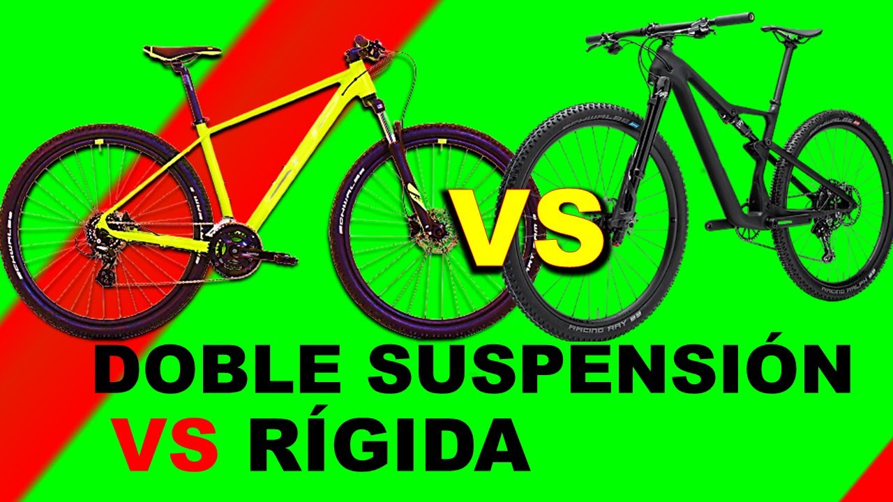MTB DOBLE SUSPENSION Vs RIGIDA,  CUAL BICICLETA COMPRAR   │Salud y Ciclismo