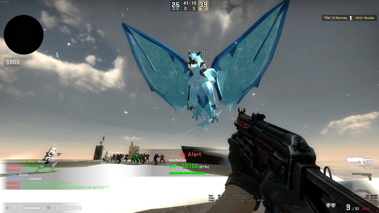 CSGO ZOMBIE ESCAPE ze frostdrake tower v1 On GFL (Luffaren Leading)