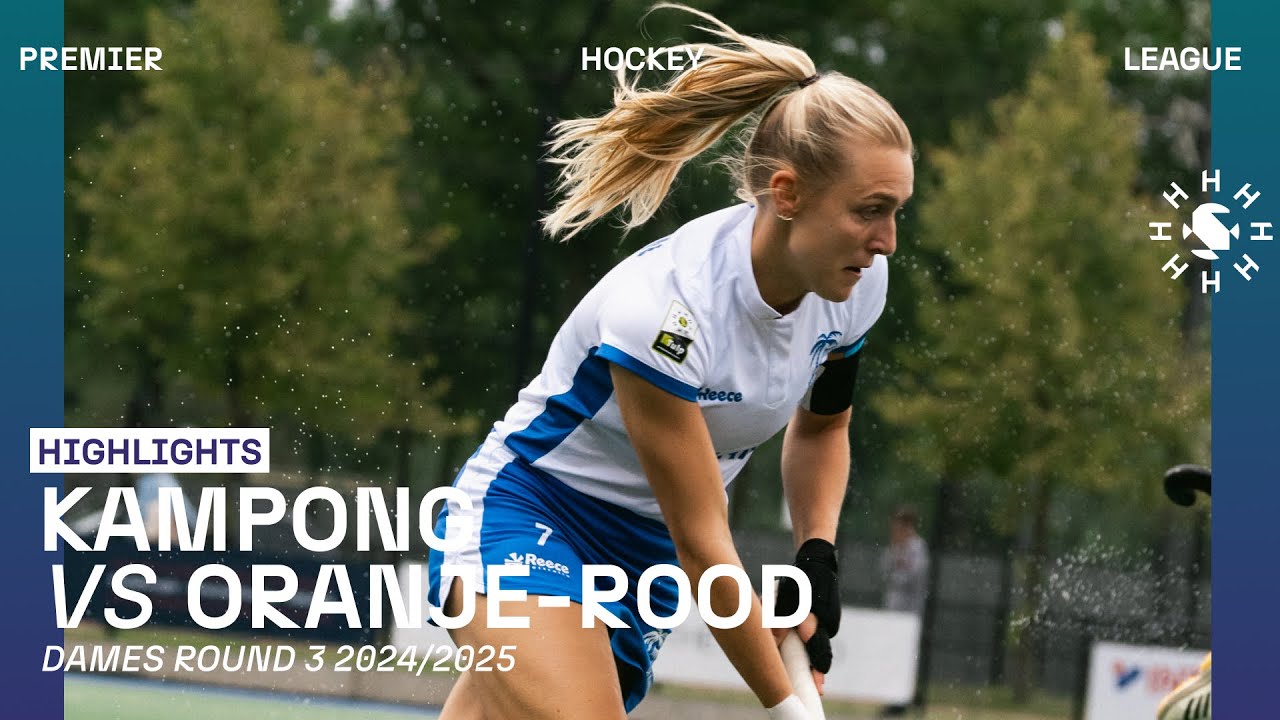 Kampong - Oranje-Rood 🏑 Tulp Hoofdklasse Dames ‘24/’25 RONDE 3 | Samenvatting