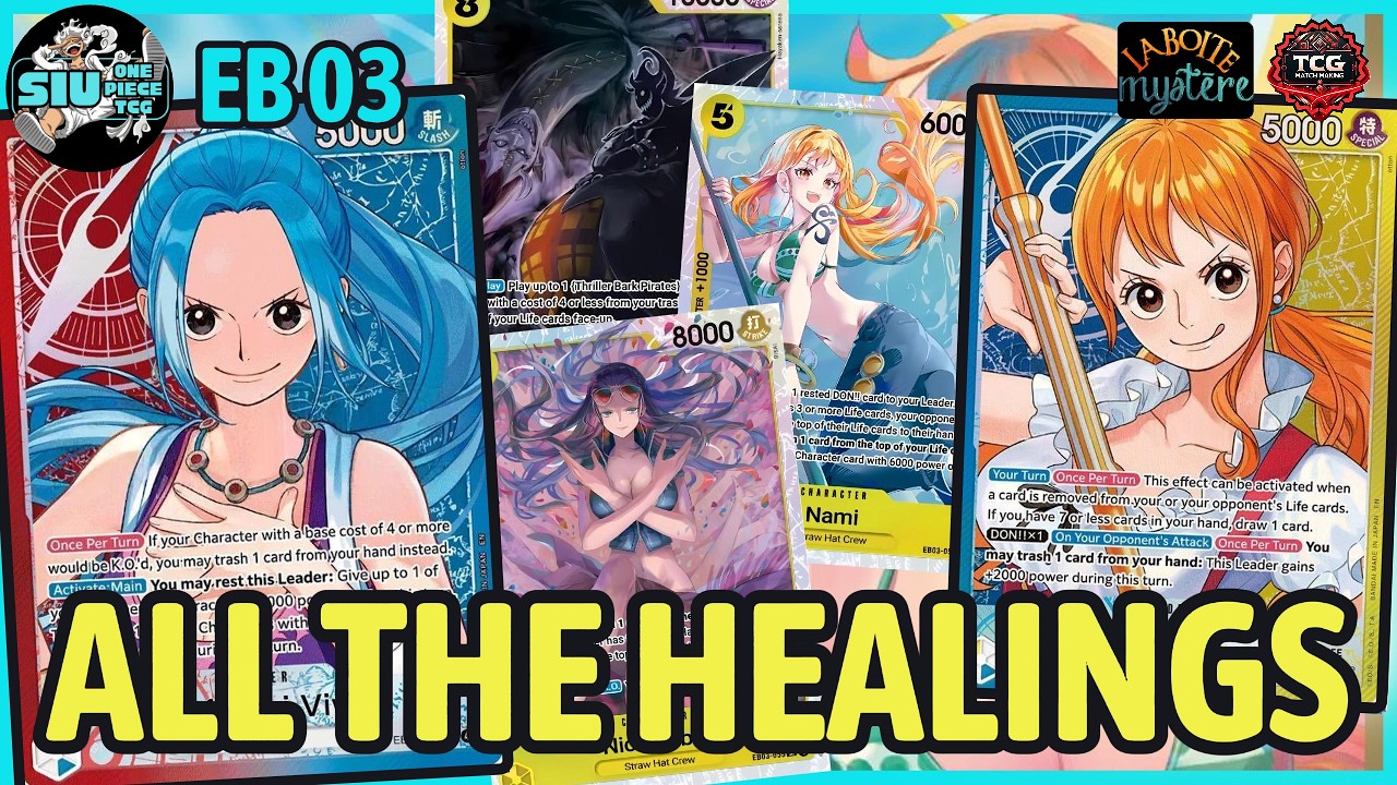 ALL THE HEALINGS - [HEROINES BATTLE EB03] 🔴🔵 Vivi VS. 🔵🟡 Nami 🎮 GAMEPLAY