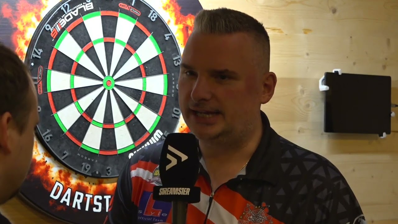 Österreichische Staatsmeisterschaften im Darts 2024 -  Interview Hannes Schnier