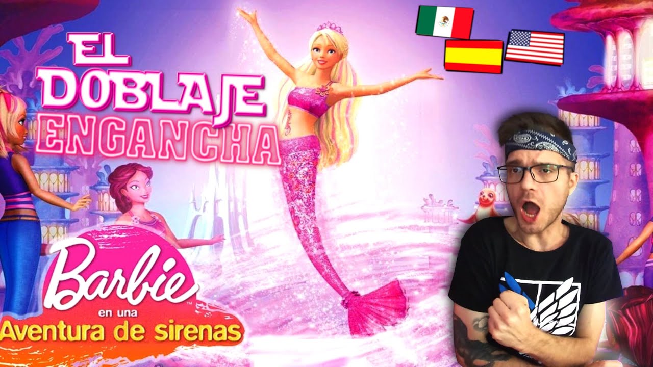 REACCION a UNA AVENTURA DE SIRENAS de BARBIE