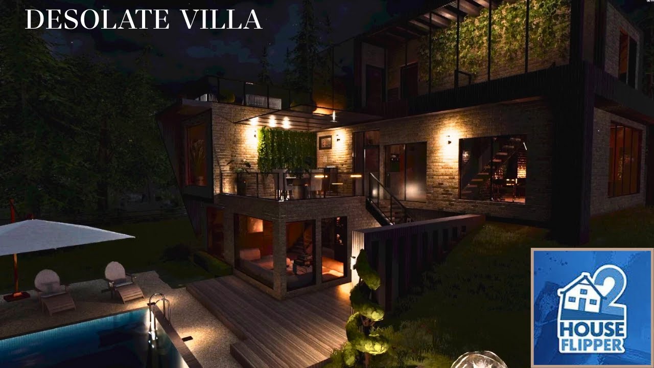 HOUSE FLIPPER 2-DESOLATE VILLA-FULL RENOVATION-SPEED BUILD-BEFORE AND AFTER AND TOUR-NO CC