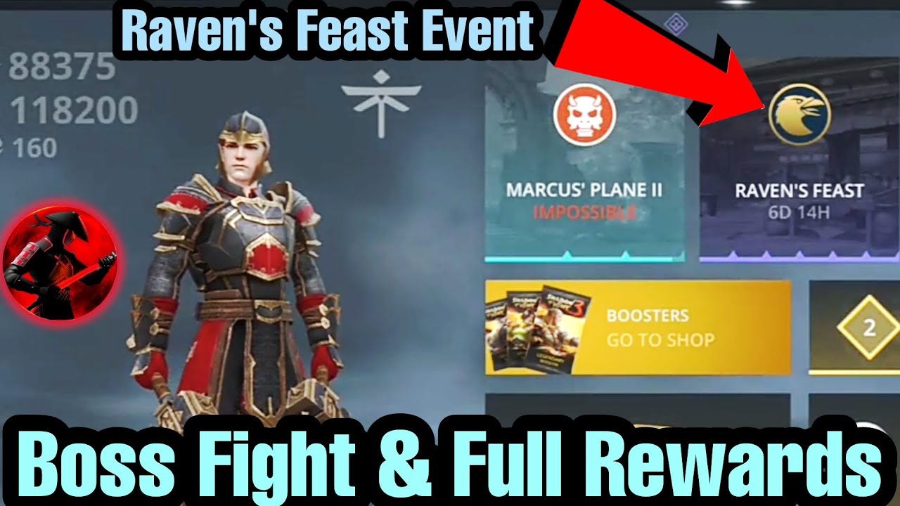 Raven's Feast Event : Boss Fight & Full Rewards | Shadow Fight 3