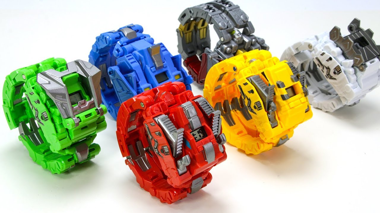 Robot Watch Triple Transformation Watch dinosaur Robot Toys 3단변신 시계 공룡 로봇 변신 장난감 동영상
