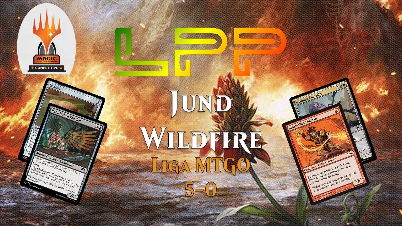MTGO Jund Wildfire Gameplay // Liga completa com comentário