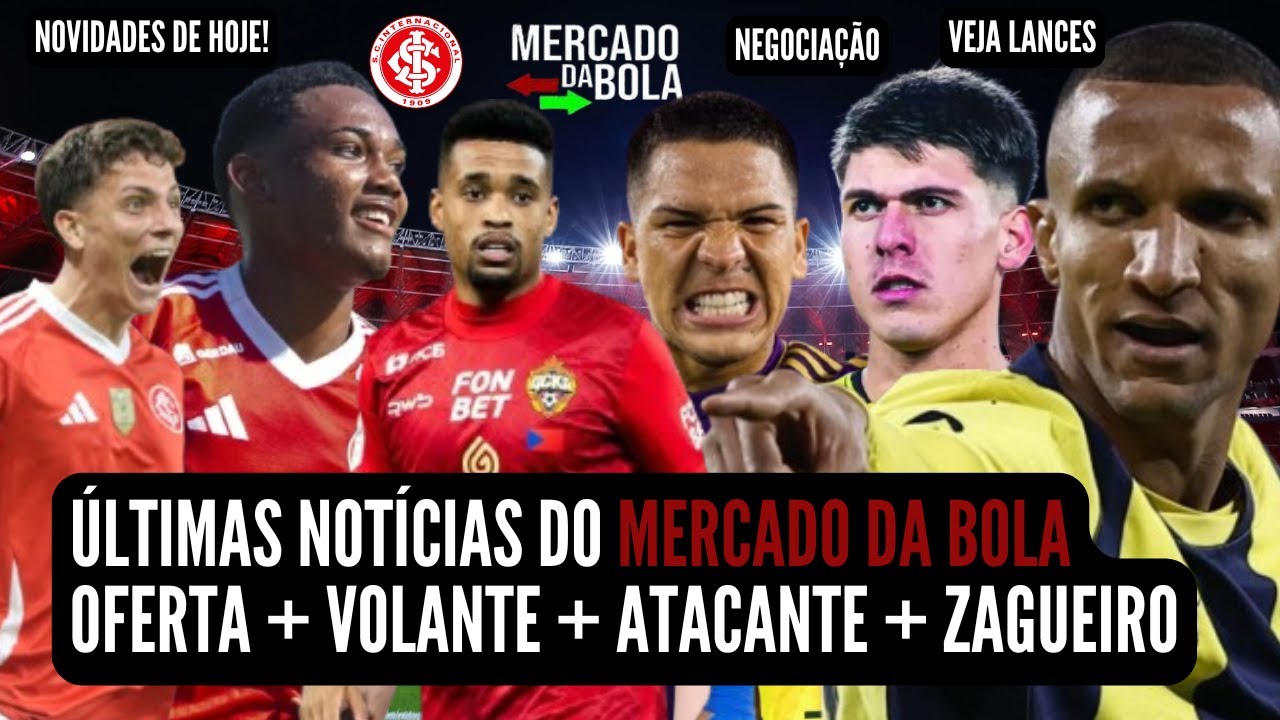 🚨NOT&Iacute;CIAS DO INTER HOJE 💣BOMBA💣5 NEGOCIA&Ccedil;&Otilde;ES CONFIRMADAS 💣CONTRATA&Ccedil;&Atilde;O PERTO | VEJA LANCES | + INFOS