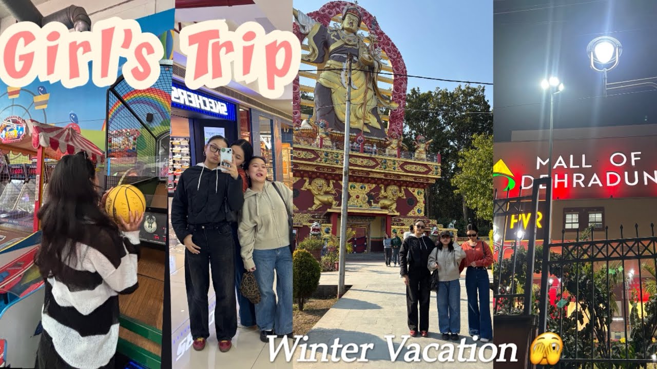 Girl’s trip || Winter vacation || Cafe hunting || Arcade || Ti team Vlogger