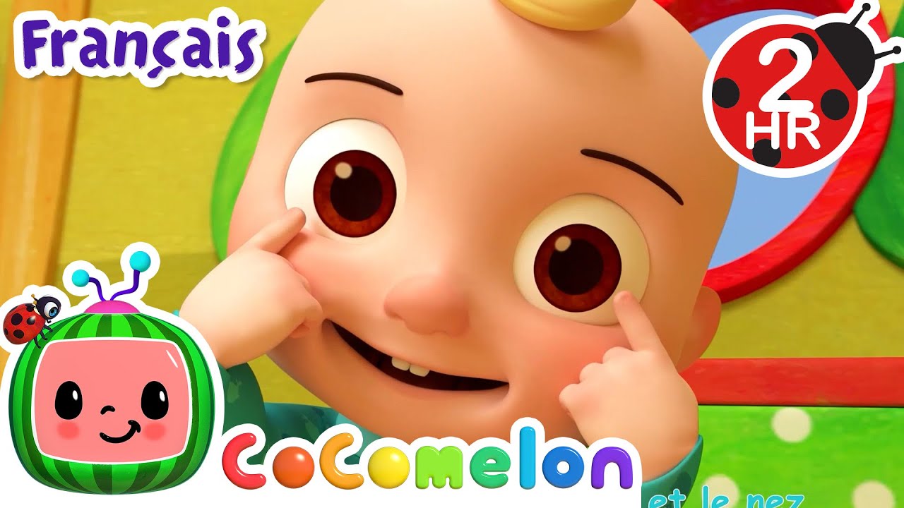 Tête épaules genoux pieds | Chansons pour Bébés | CoComelon Le coin des Animaux de JJ - Comptines