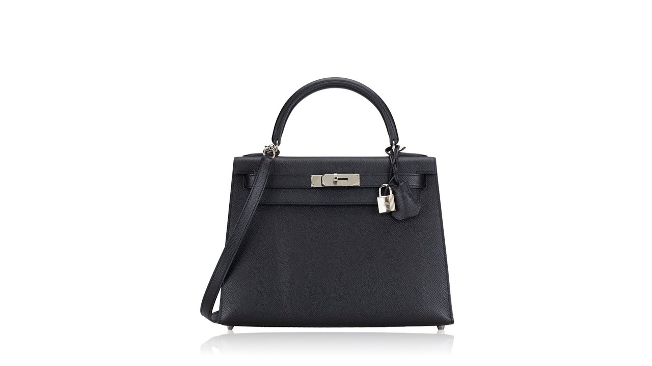 Hermes Epsom Kelly Sellier 28 Black