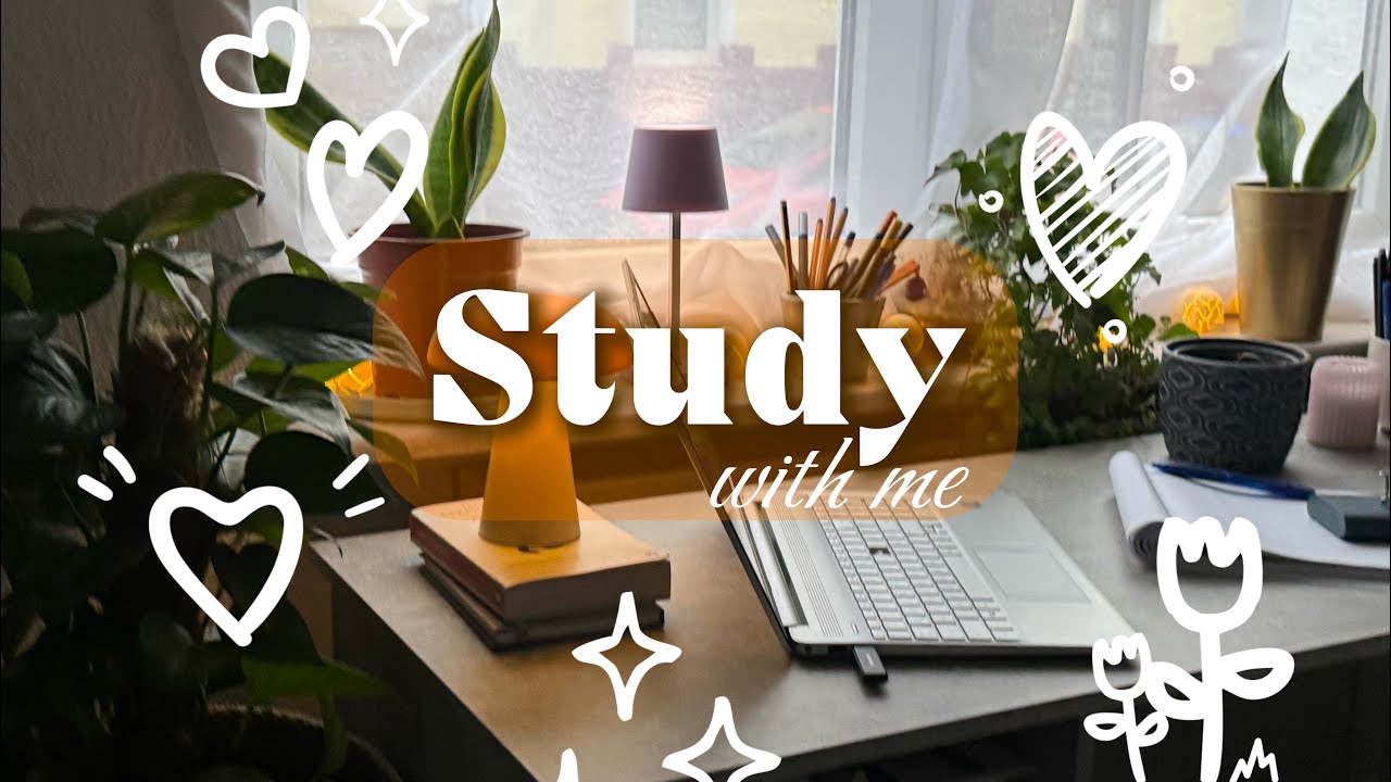 STUDY WITH ME /RAIN /relaxing ادرسي معي /مطر