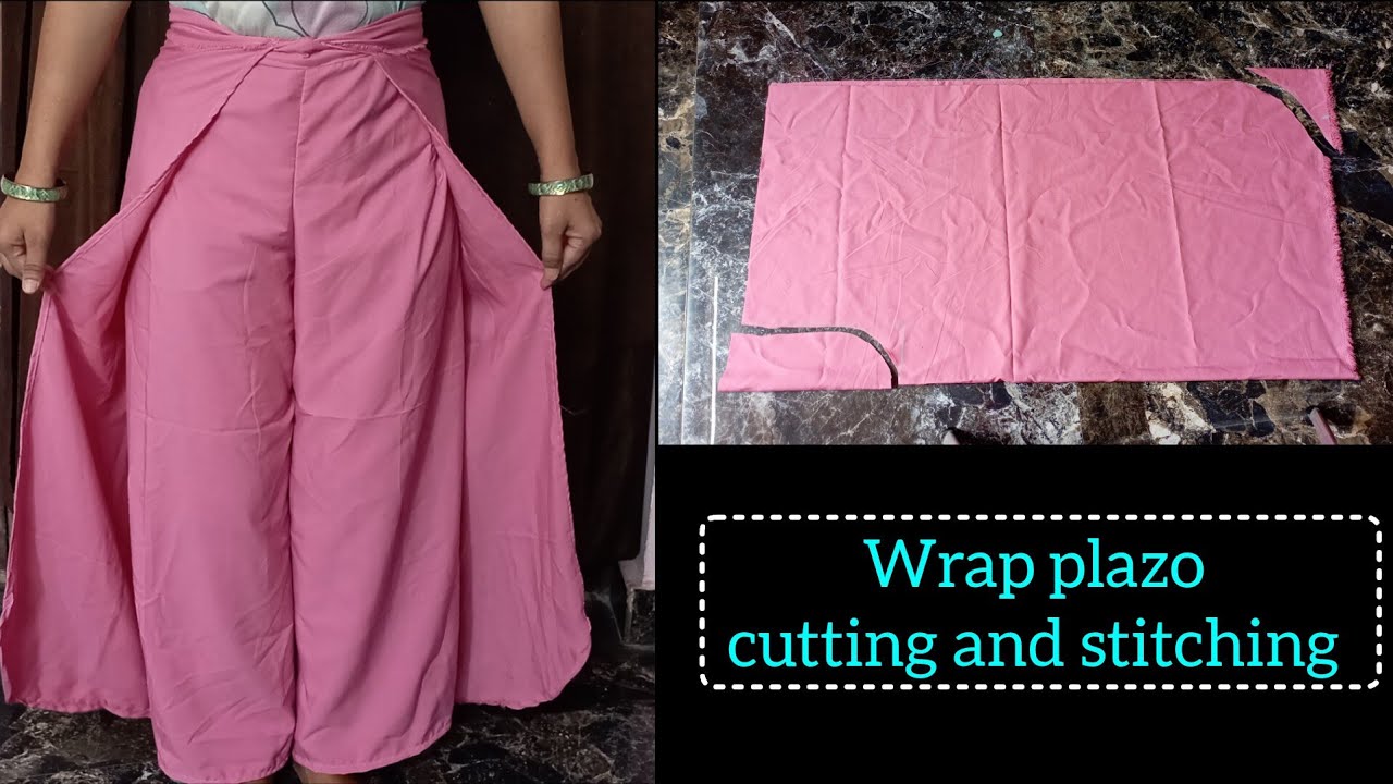 @talentedrituinsan ka wrap plazo ki cutting and stitching#wrappalazo#wraptop #cuttingandstitching