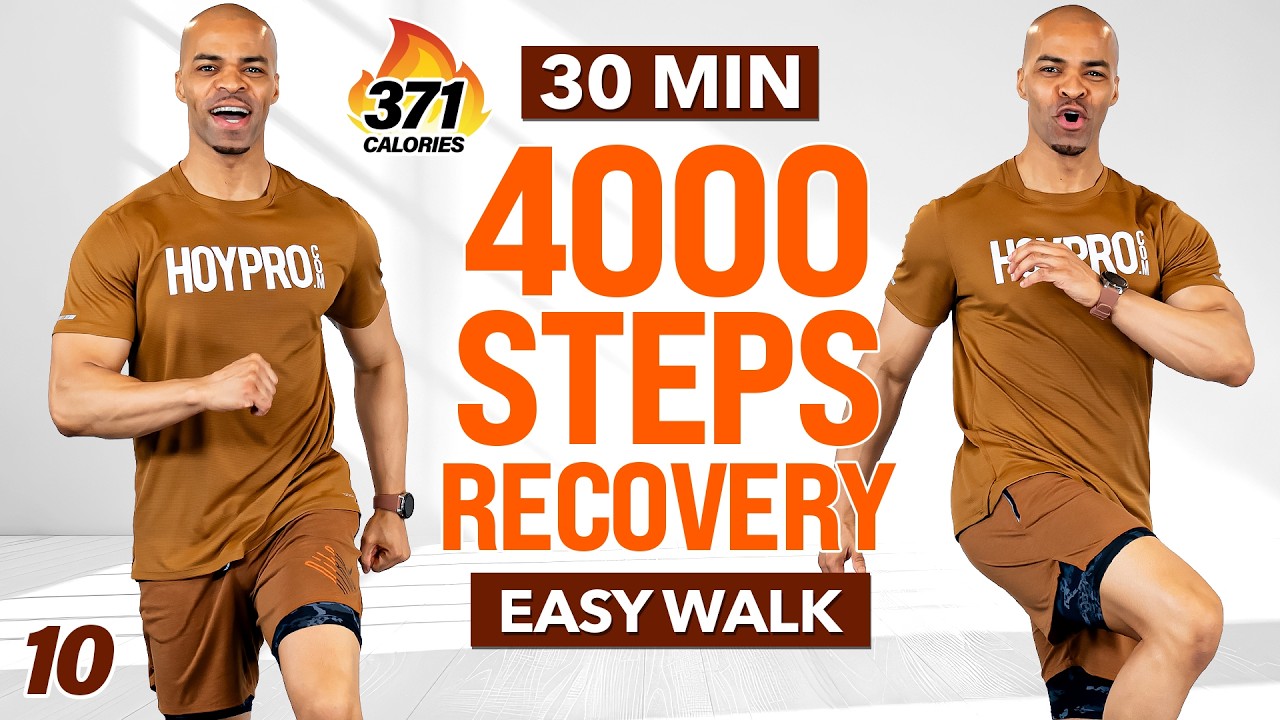 30 MIN Easy Walking Workout for Weight Loss (4000 Steps) - WALK Day 10