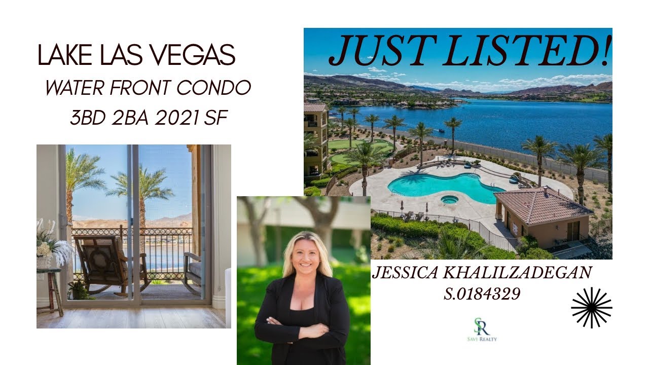 Lake Las Vegas waterfront condo tour!