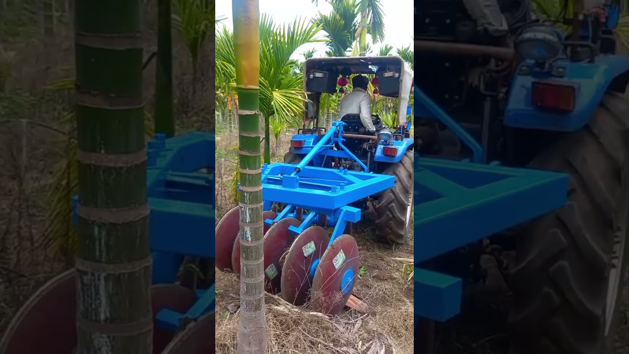 Sonalika 32 HP Tractor with Disc Harrow #tractor #farming #sonalika #sonalikatractor #farmequipment