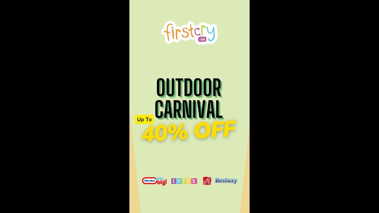 Outdoor Carnival- Up to 40% on Outdoor Toys