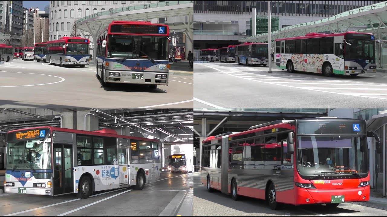 【祝開業】バスの行列を眺める＠新潟駅バスターミナル