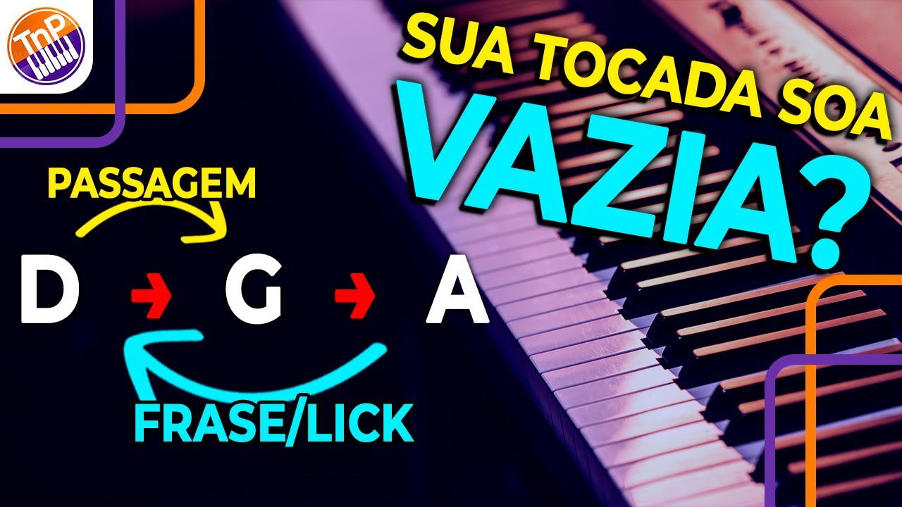 Arpejos de PASSAGEM: LIGANDO um Acorde no outro no Teclado