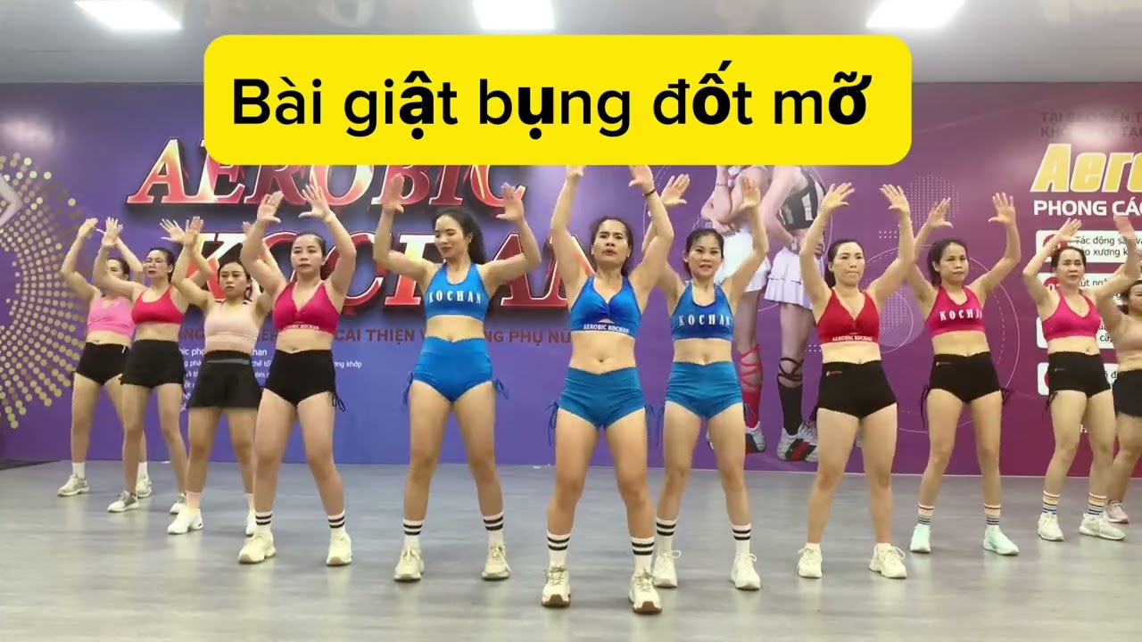 Giật bụng kochan đốt mỡ 12 phut