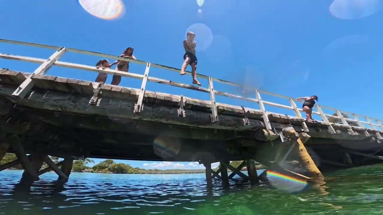 Bruns river bridge launching with the fam 