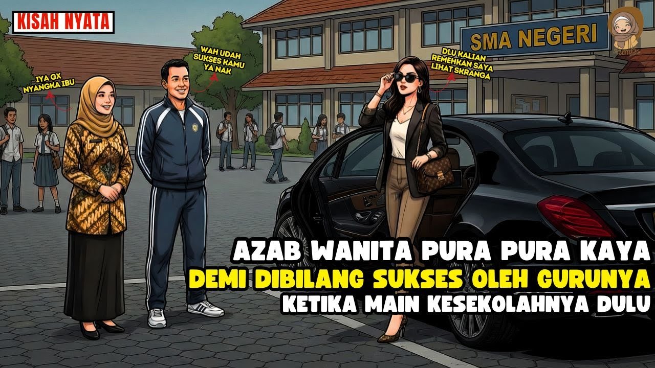 DEMI DIBLANG SUKSES OLEH GURUNYA DIA PURA PURA SUKSES KETIKA MAIN KSKOLAH NYA DLU II SINETRON AZAB
