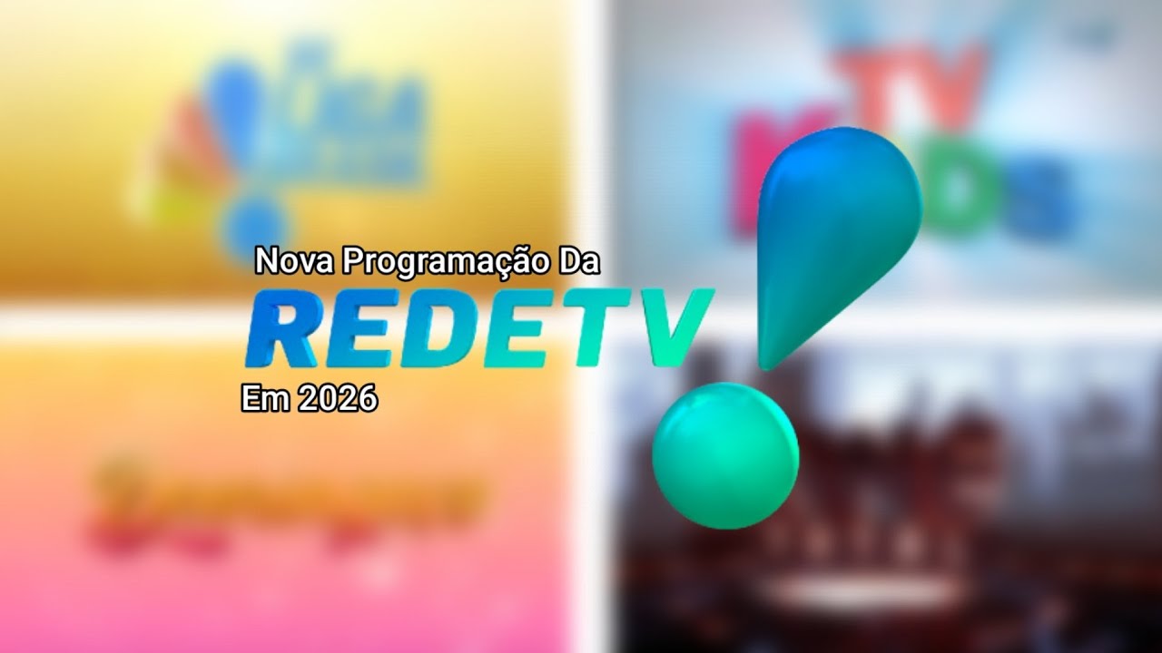 Nova Programa&ccedil;&atilde;o Da RedeTV Em 2026 (SIMULA&Ccedil;&Atilde;O)