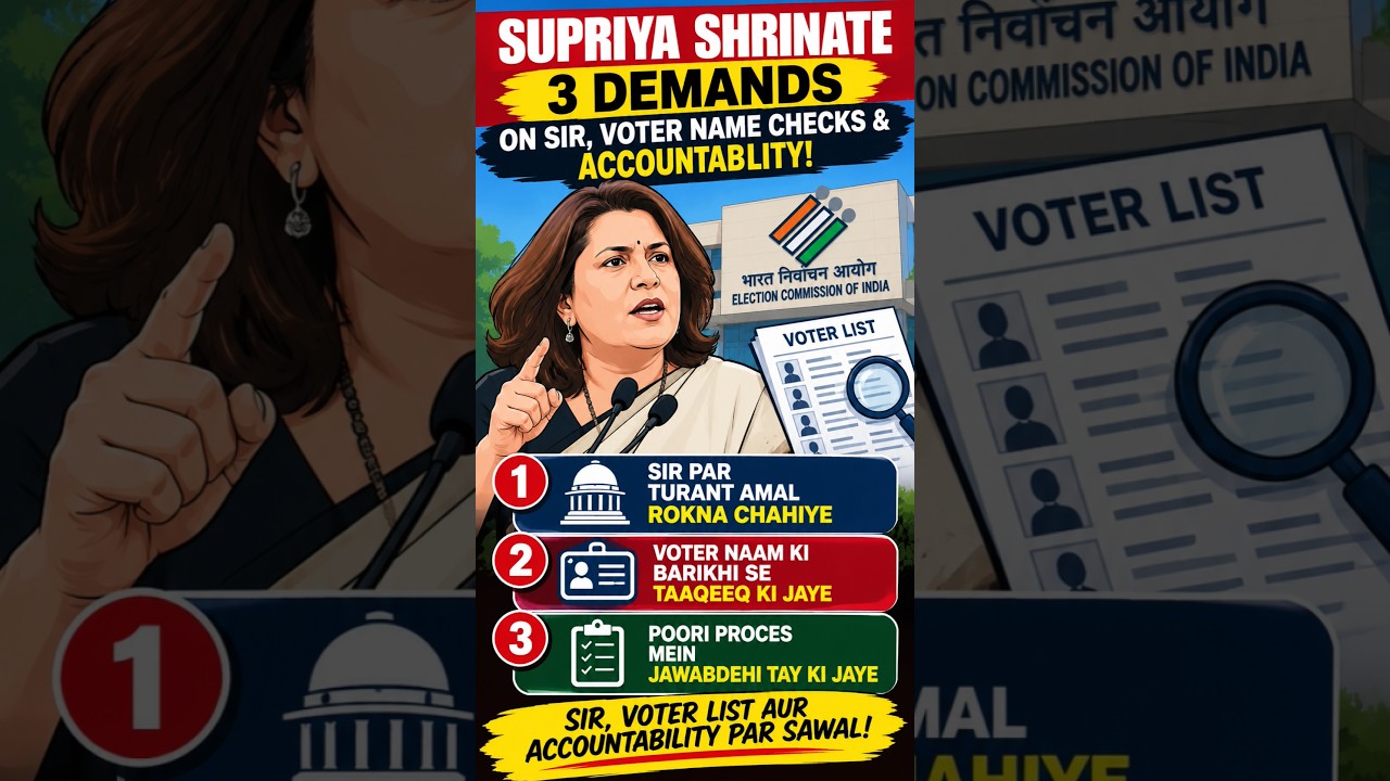 Voter List Ki Jaanch, SIR Par Sawaal Aur Jawabdehi Ki Maang