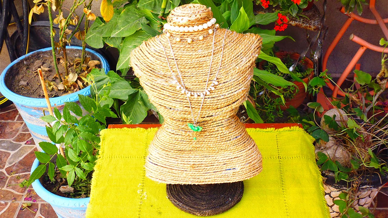 Reciclaje: Maniquí Joyero #2