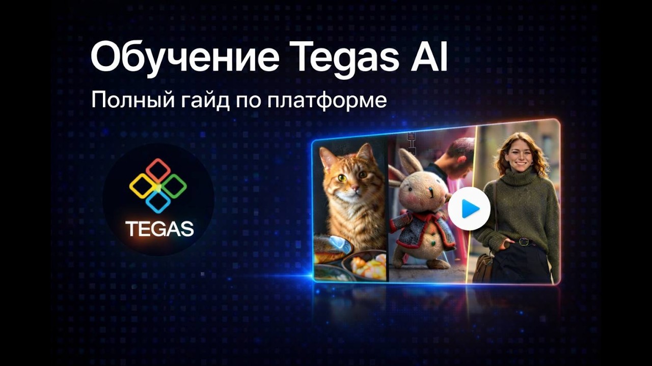 Как сделать видео из фото с озвучкой в Tegas AI | Пошаговый гайд