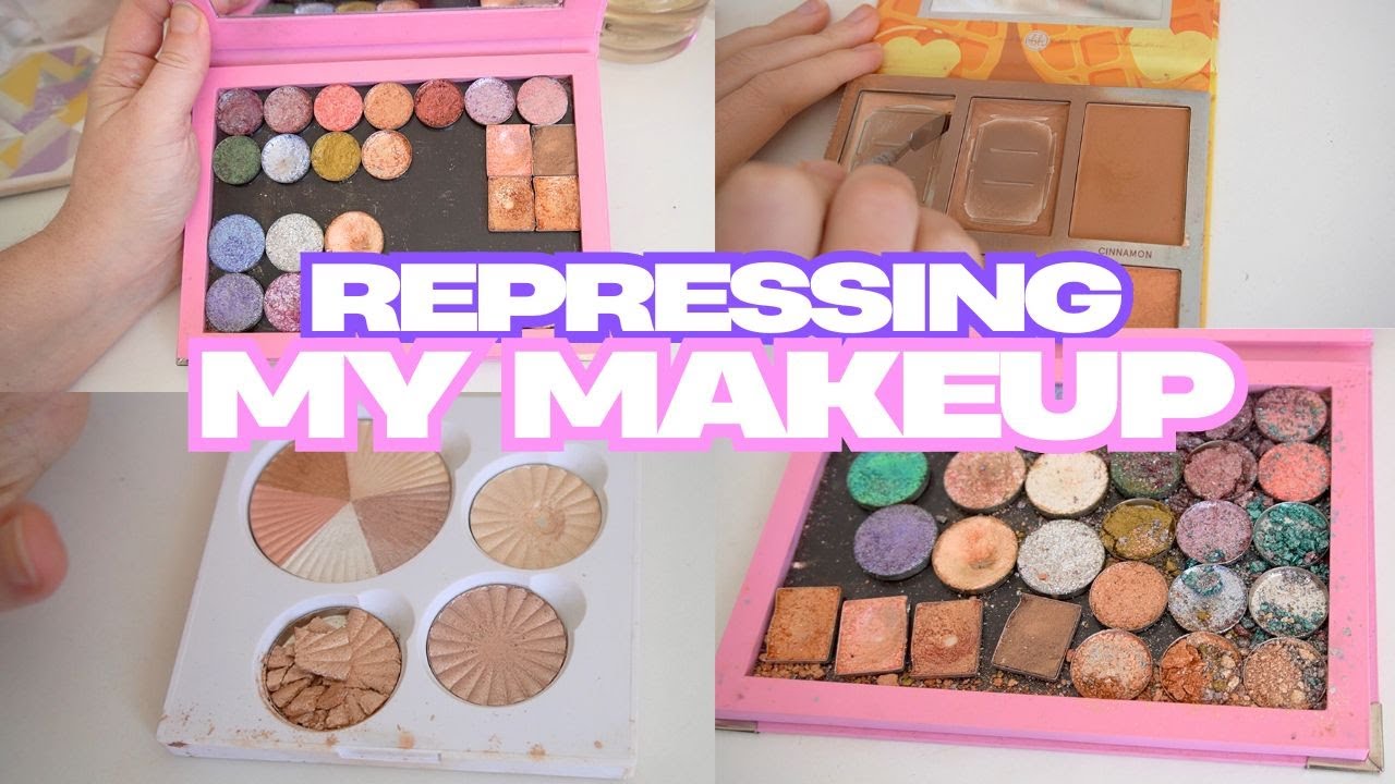 repressing my broken makeup #projectpan