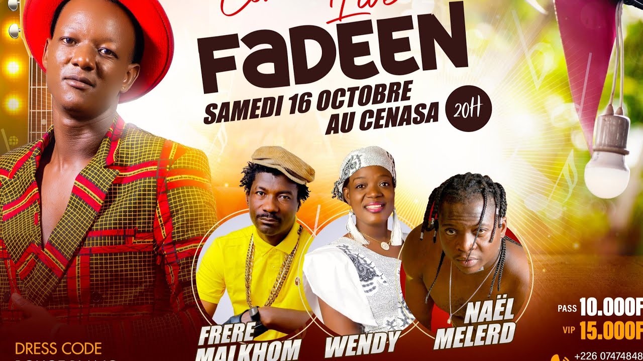 FADEEN en concert Live ( Video intégrale)