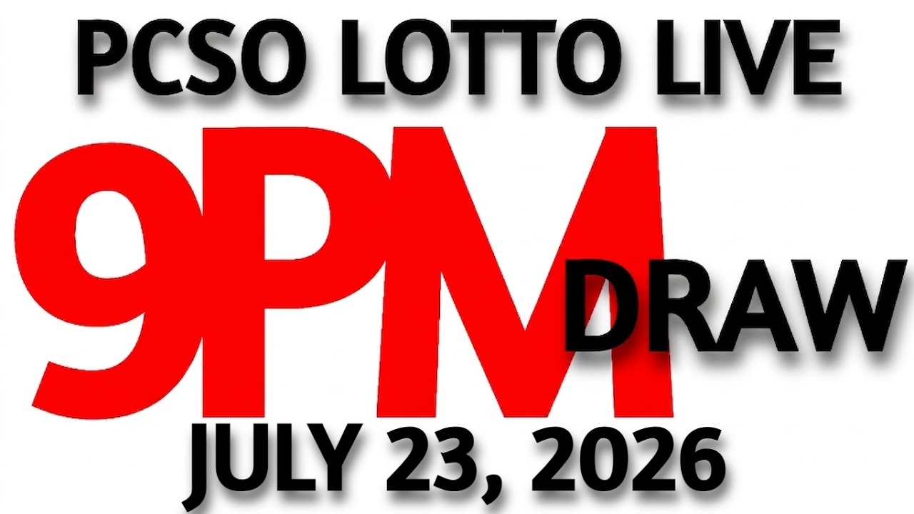 Lotto Result Today 9pm Draw July 23, 2026 Swertres Ez2 PCSO LIVE