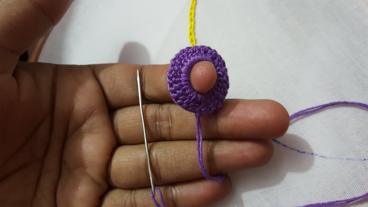 Making Hack Finger Rings With Neck Amazing Trick Hand Embroidery Mirror Design